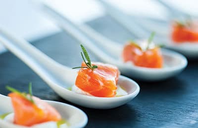 Salmon Sashimi Appetizer